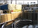 Начало строительства надземной части Начало строительства надземной части